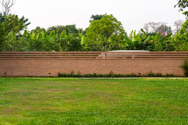 Brick Fencing in Various Settings